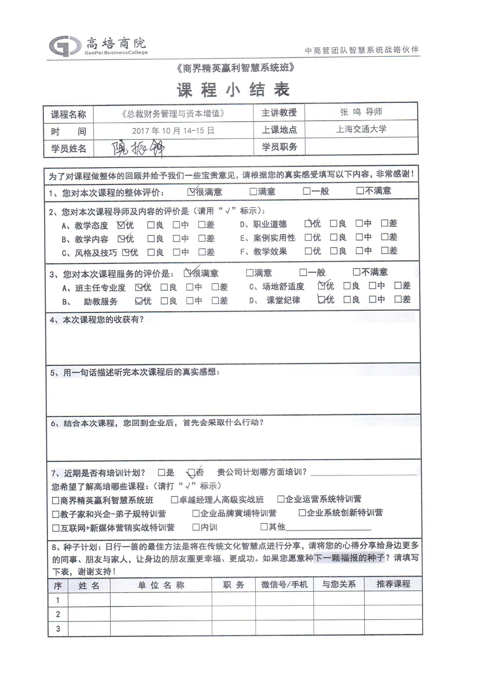 總裁財務管理與資本增值23