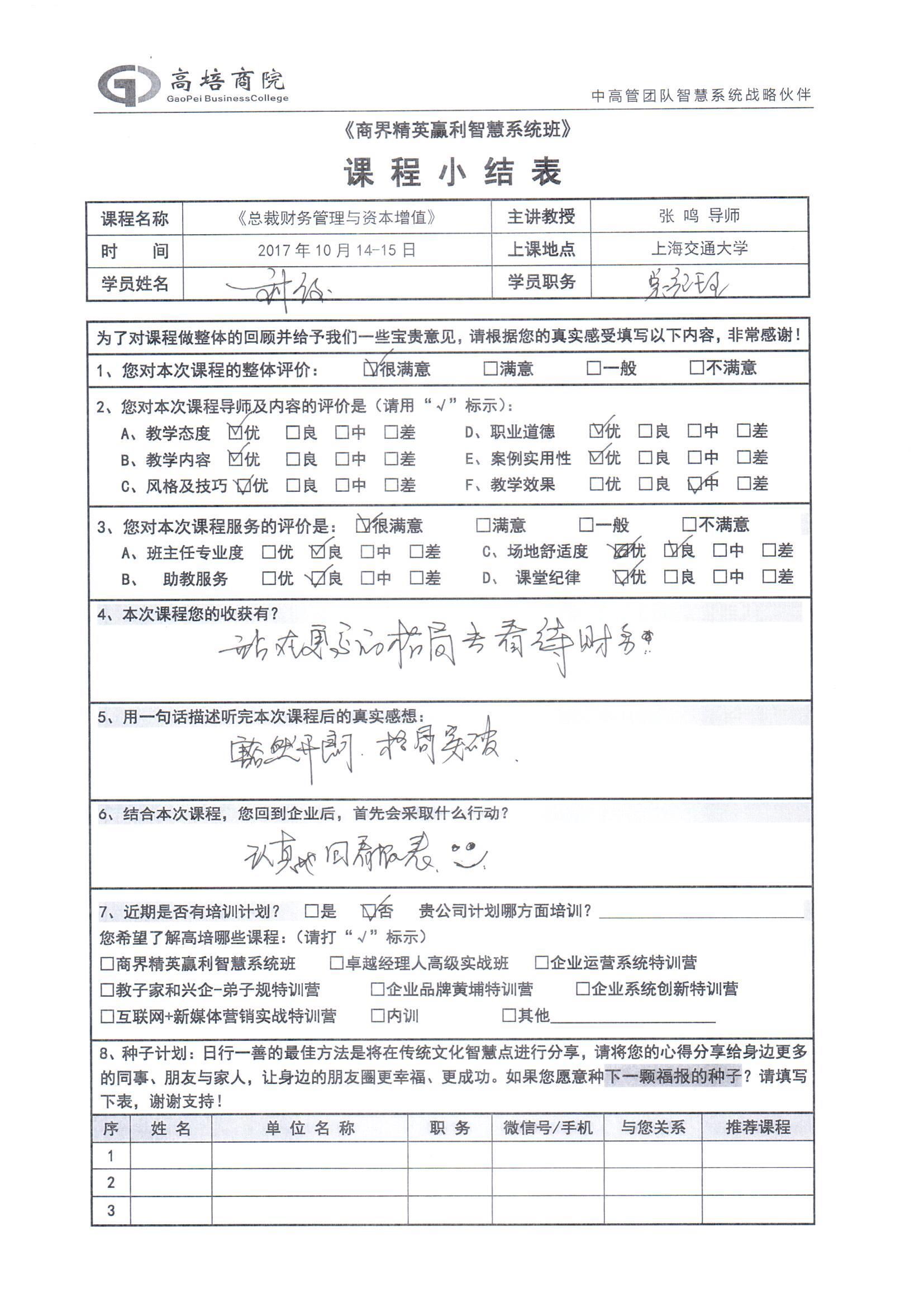 總裁財務管理與資本增值28