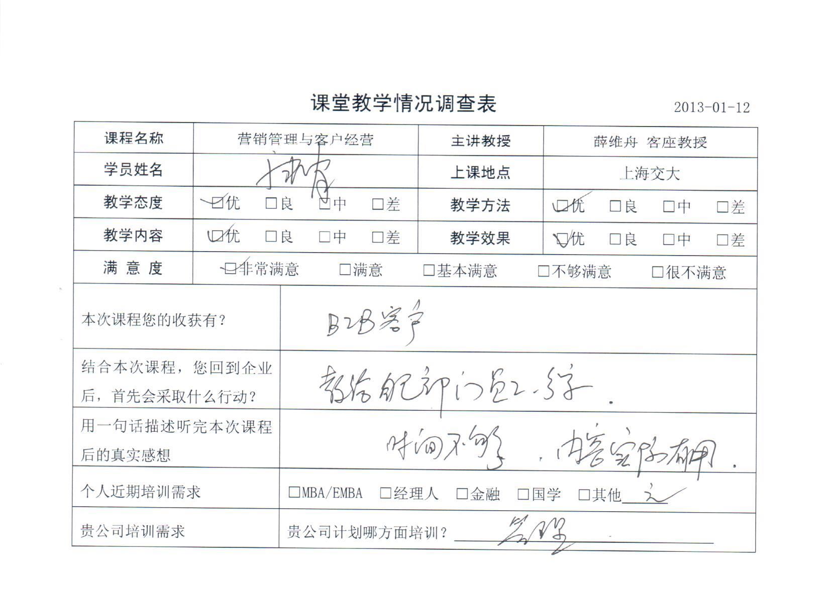 營銷管理與客戶經營13