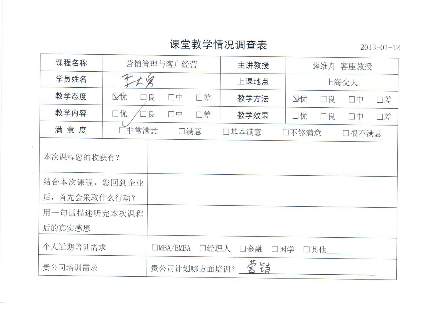 營銷管理與客戶經營27