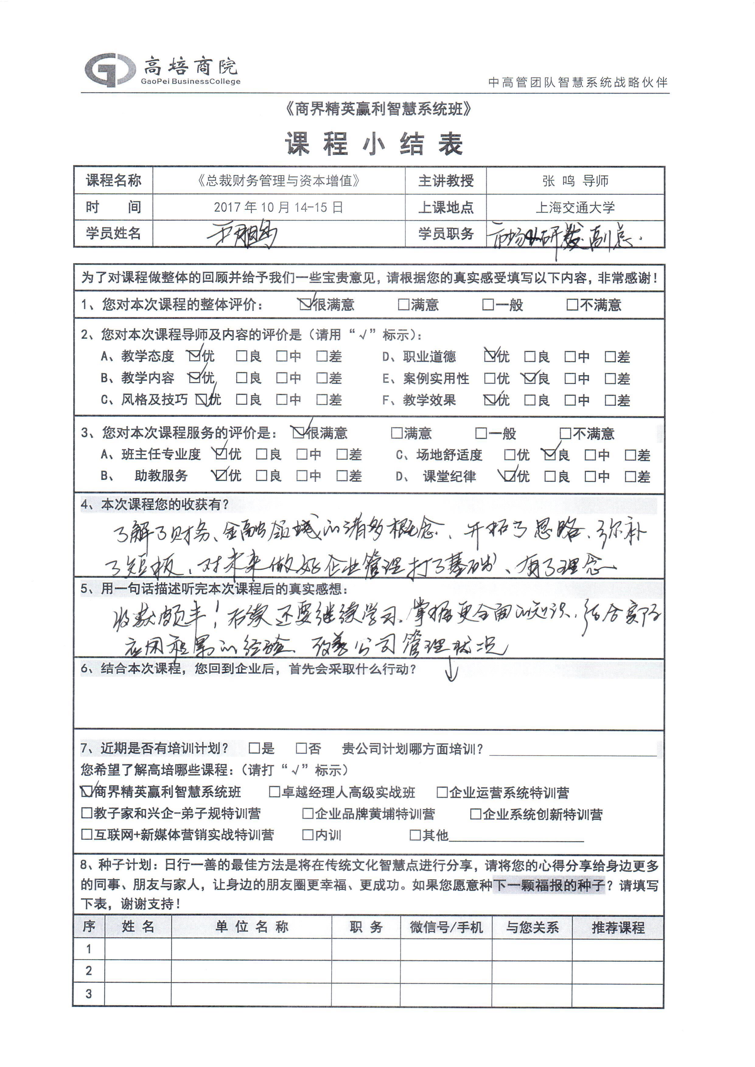 總裁財務管理與資本增值93