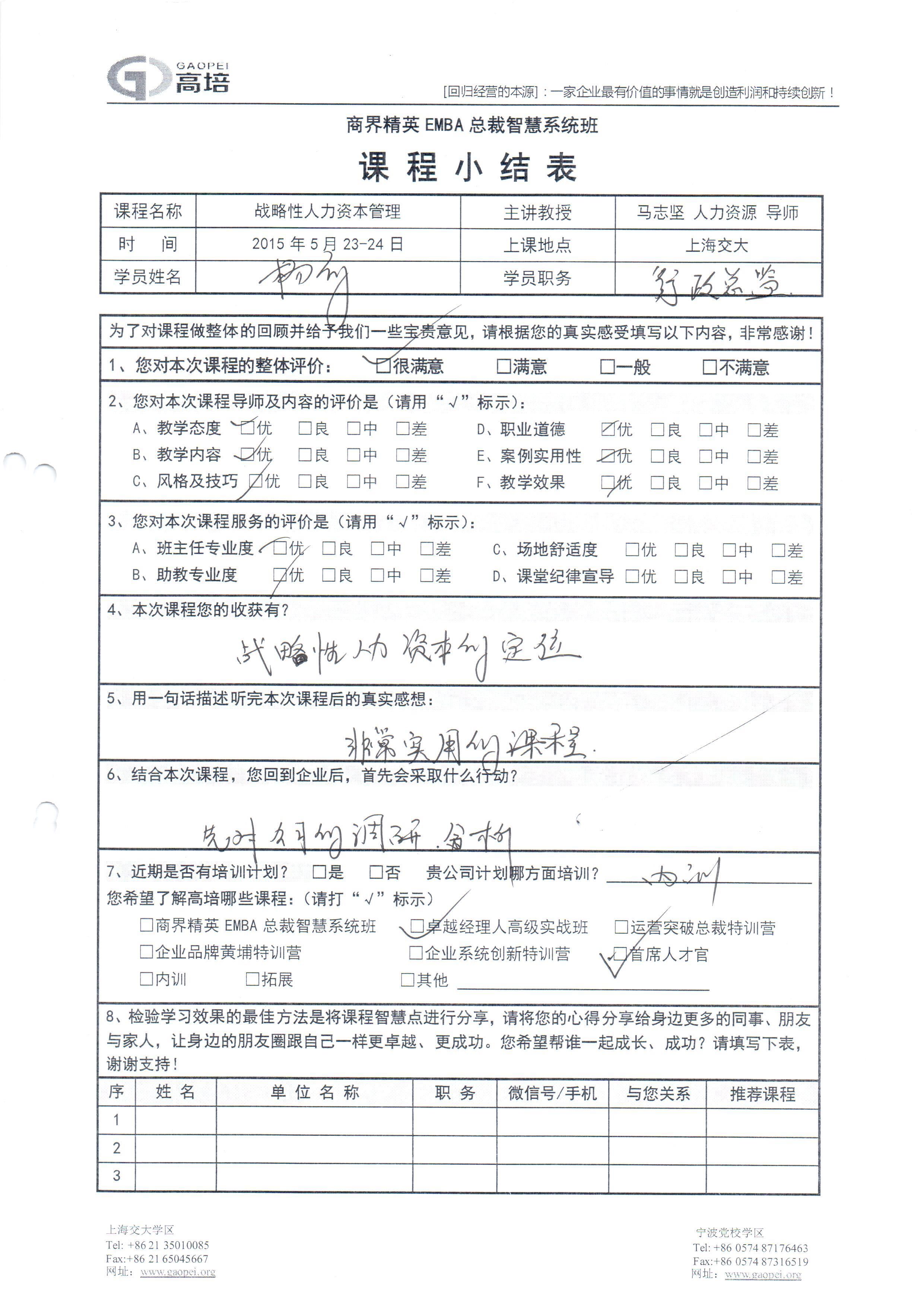 戰略性人力資本管理86