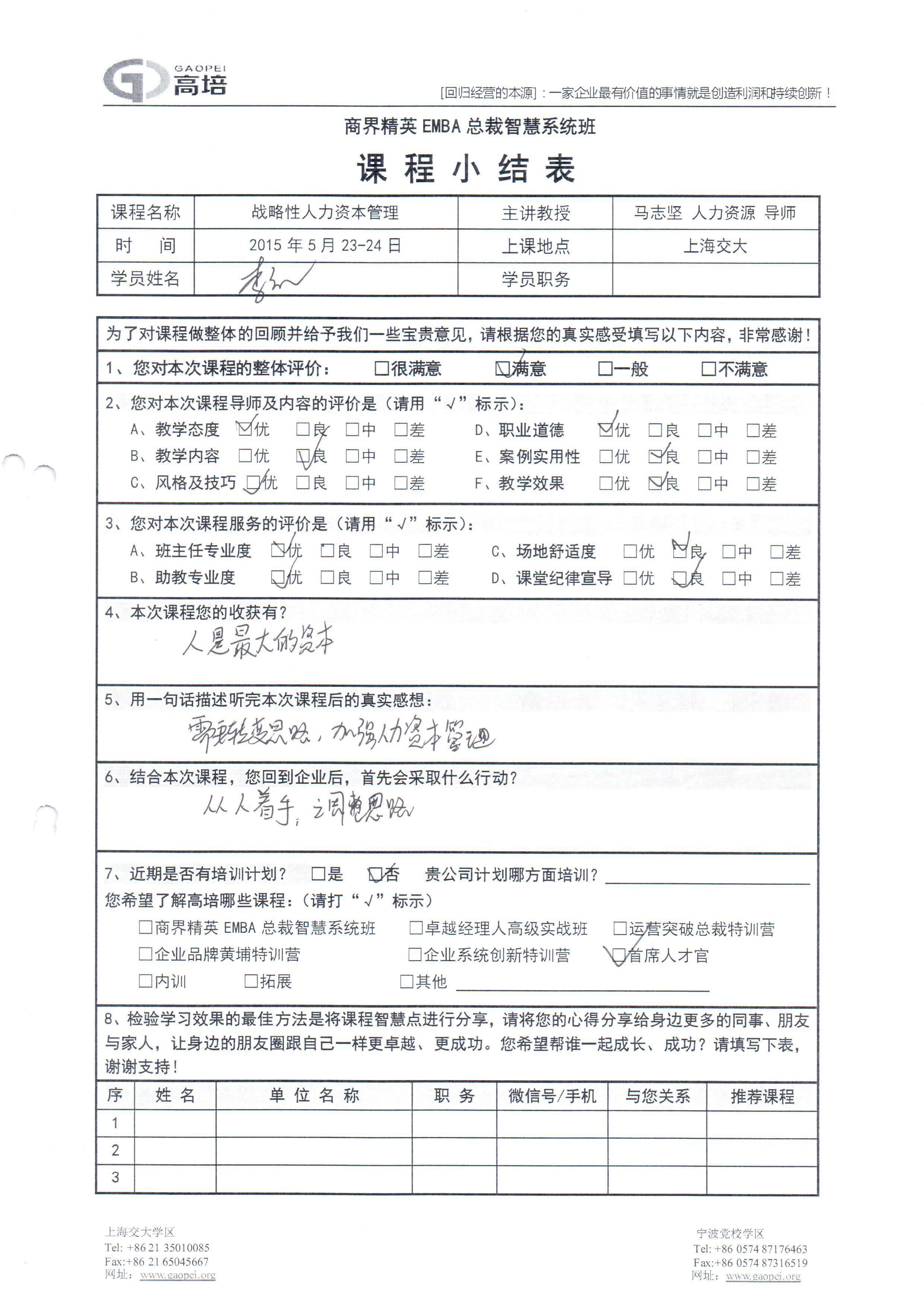 戰略性人力資本管理87