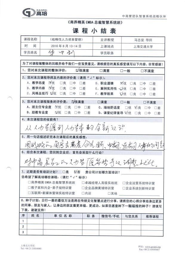 戰略性人力資本管理117