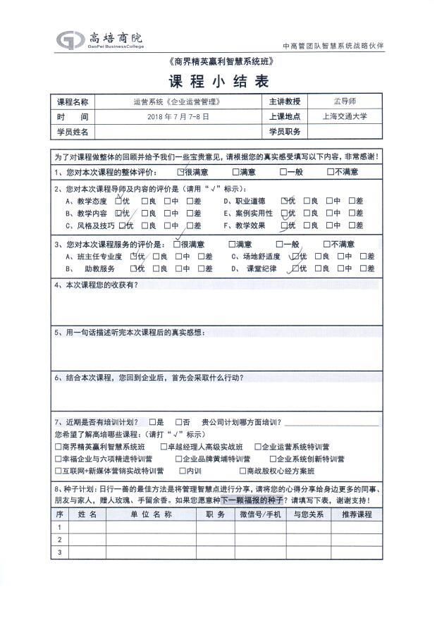 企業運營管理92