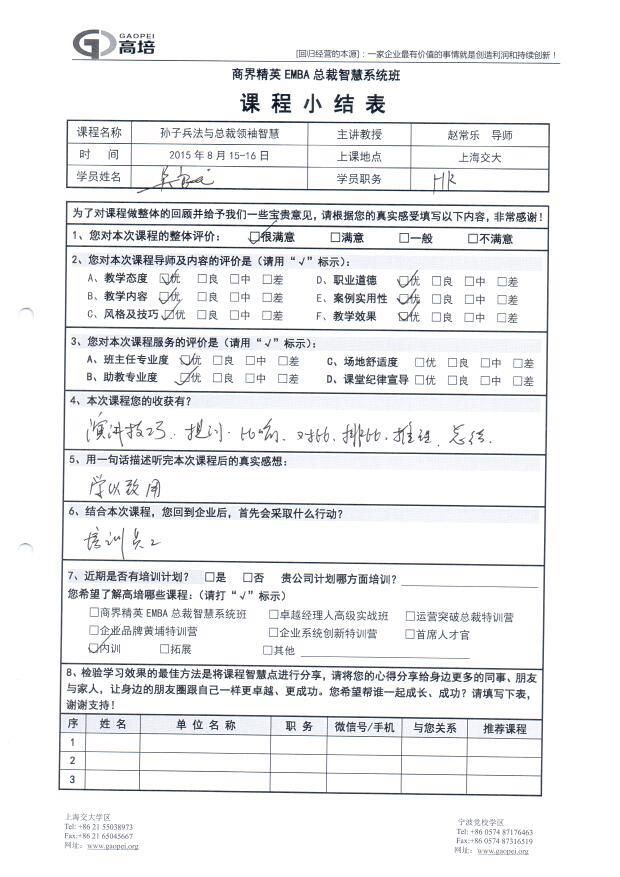 孫子兵法與總裁領袖智慧257