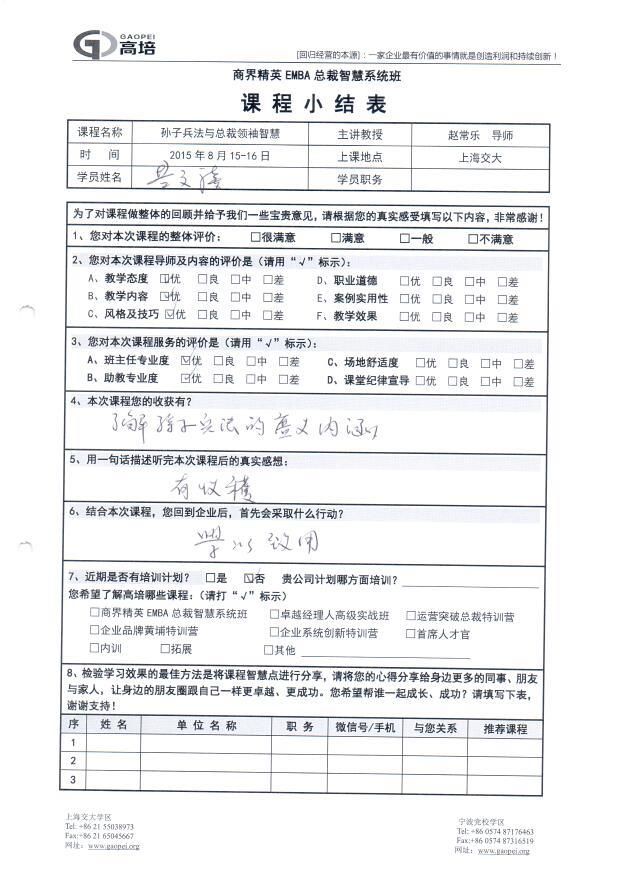 孫子兵法與總裁領袖智慧259