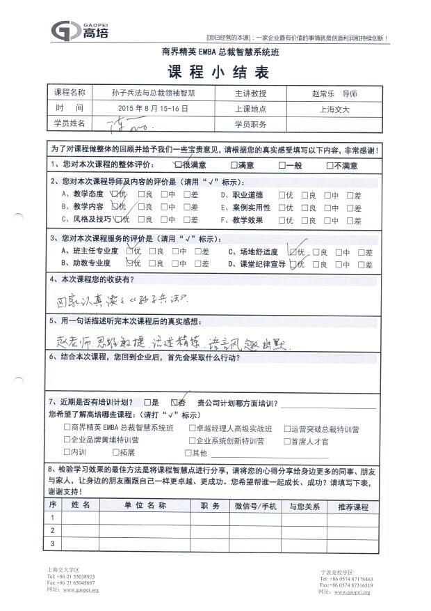 孫子兵法與總裁領袖智慧263