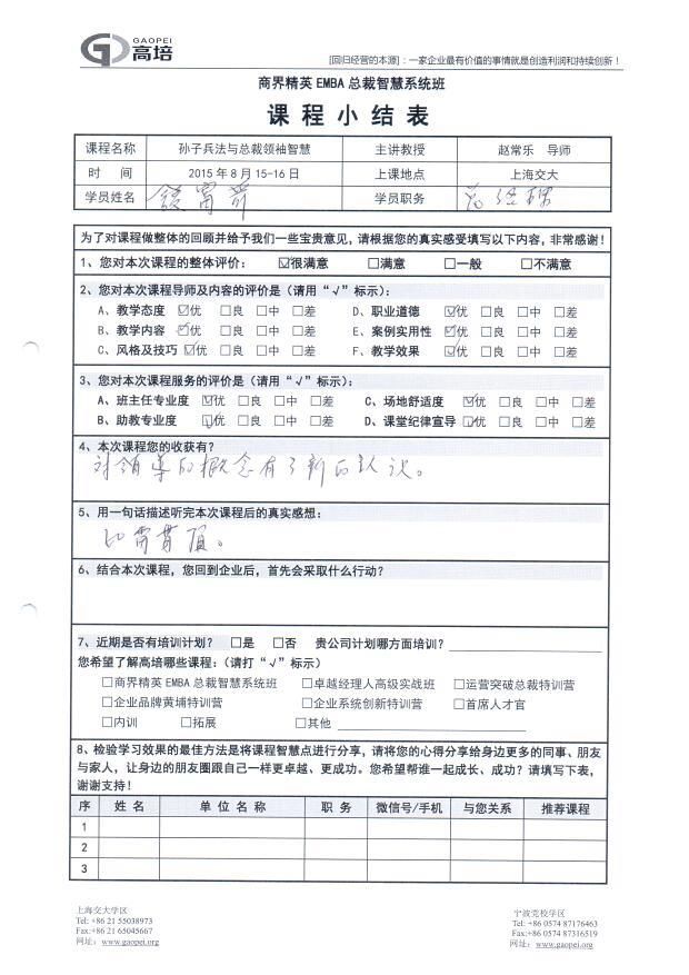 孫子兵法與總裁領袖智慧272