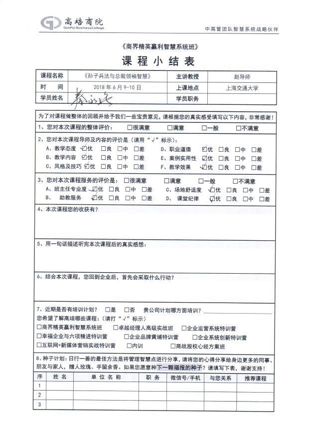 孫子兵法與總裁領袖智慧289