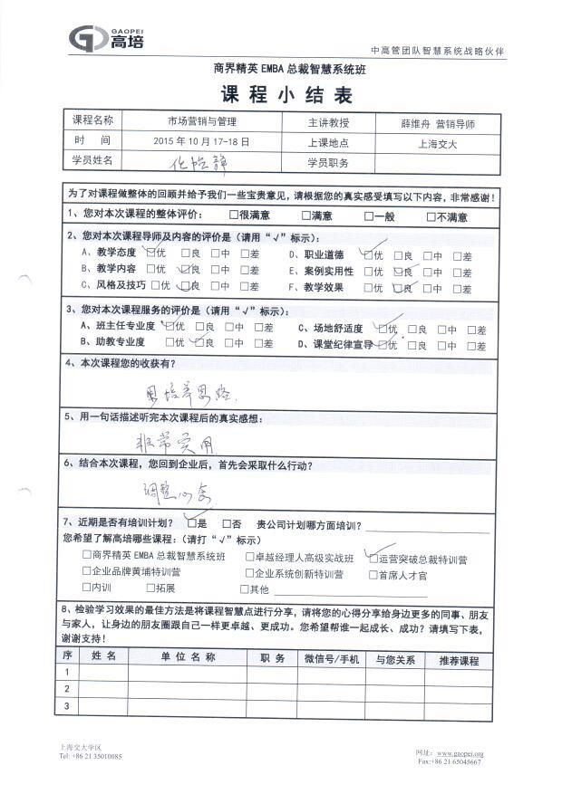 市場營銷與管理199