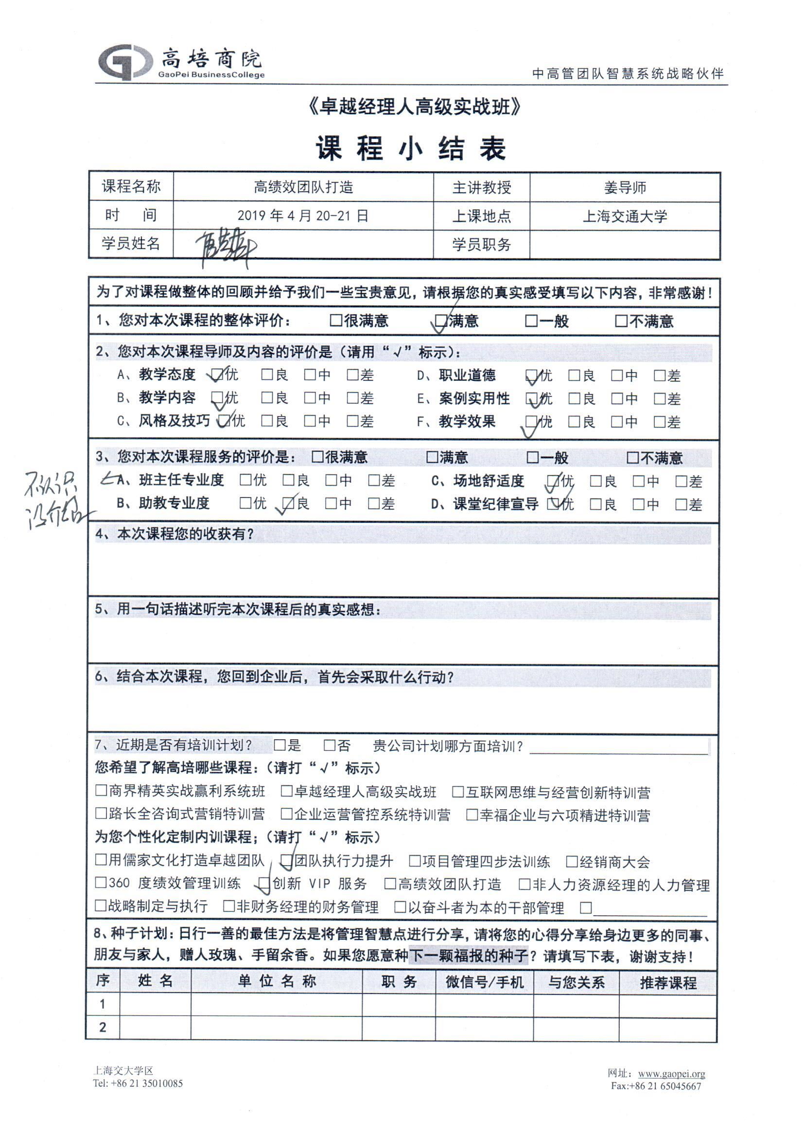 高績效團隊打造206