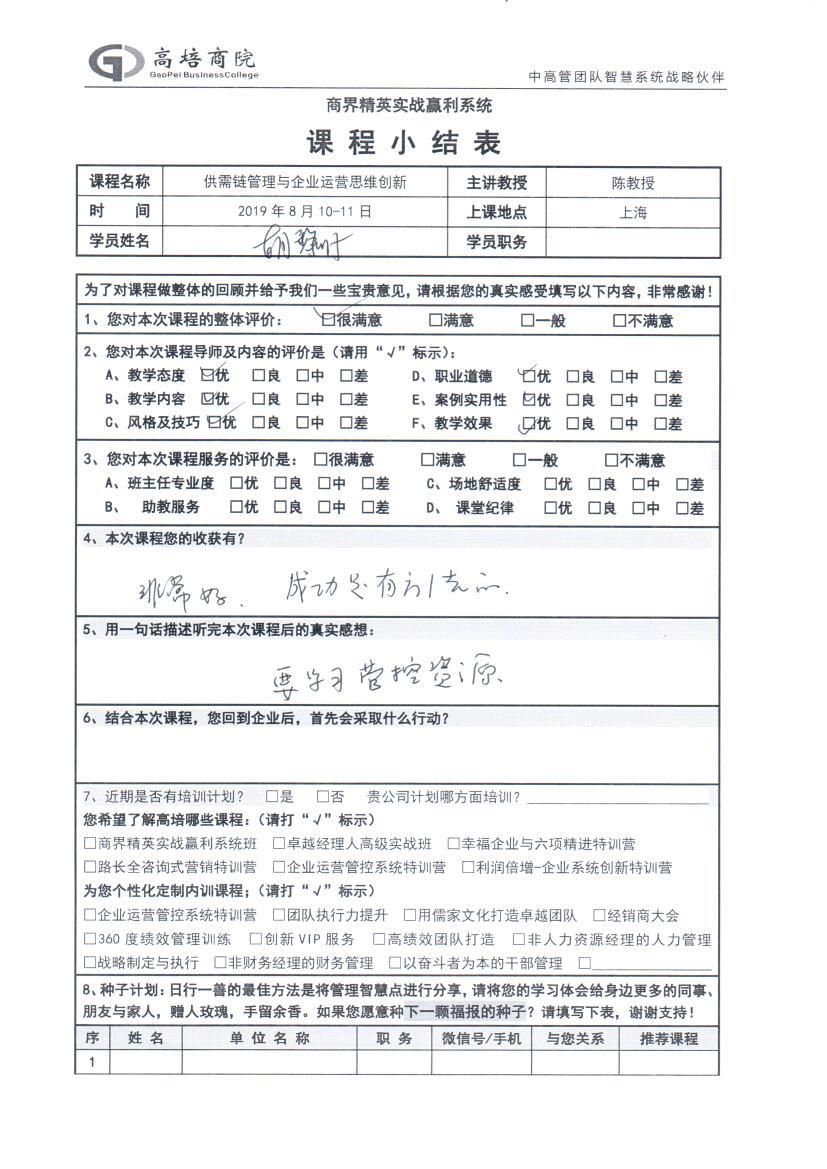 供需鏈管理與企業運營思維創新71