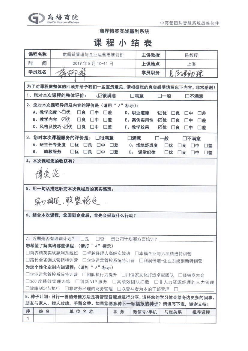 供需鏈管理與企業運營思維創新72