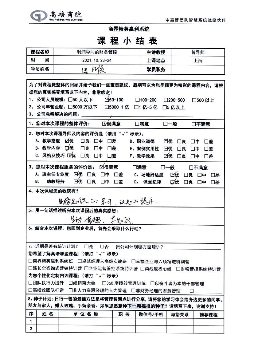 利潤導(dǎo)向的財(cái)務(wù)管控114