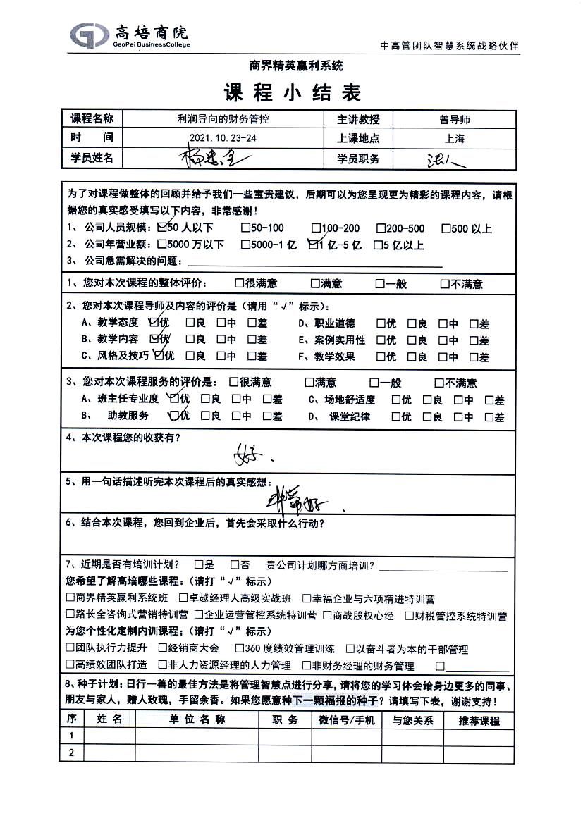 利潤導(dǎo)向的財(cái)務(wù)管控119