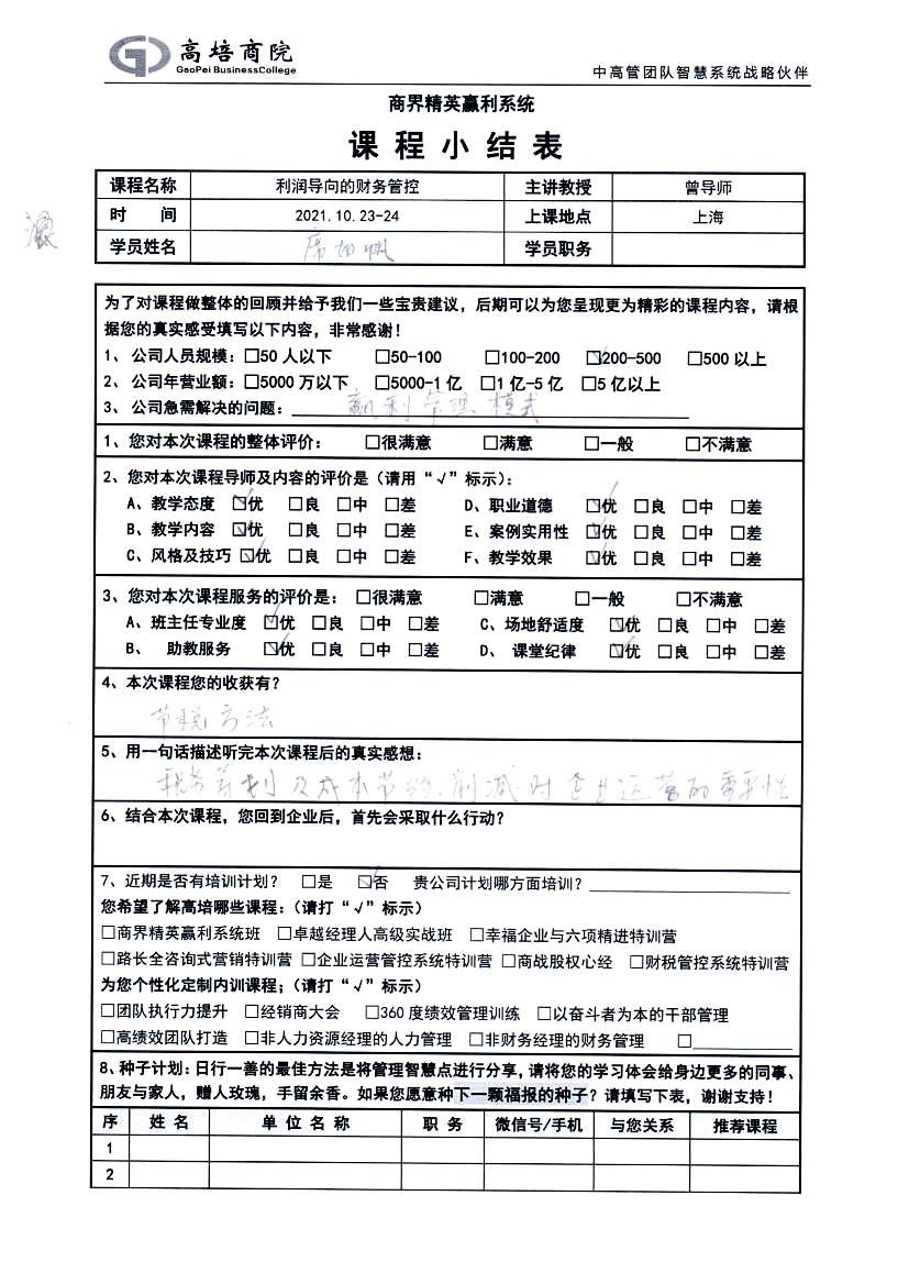 利潤(rùn)導(dǎo)向的財(cái)務(wù)管控122