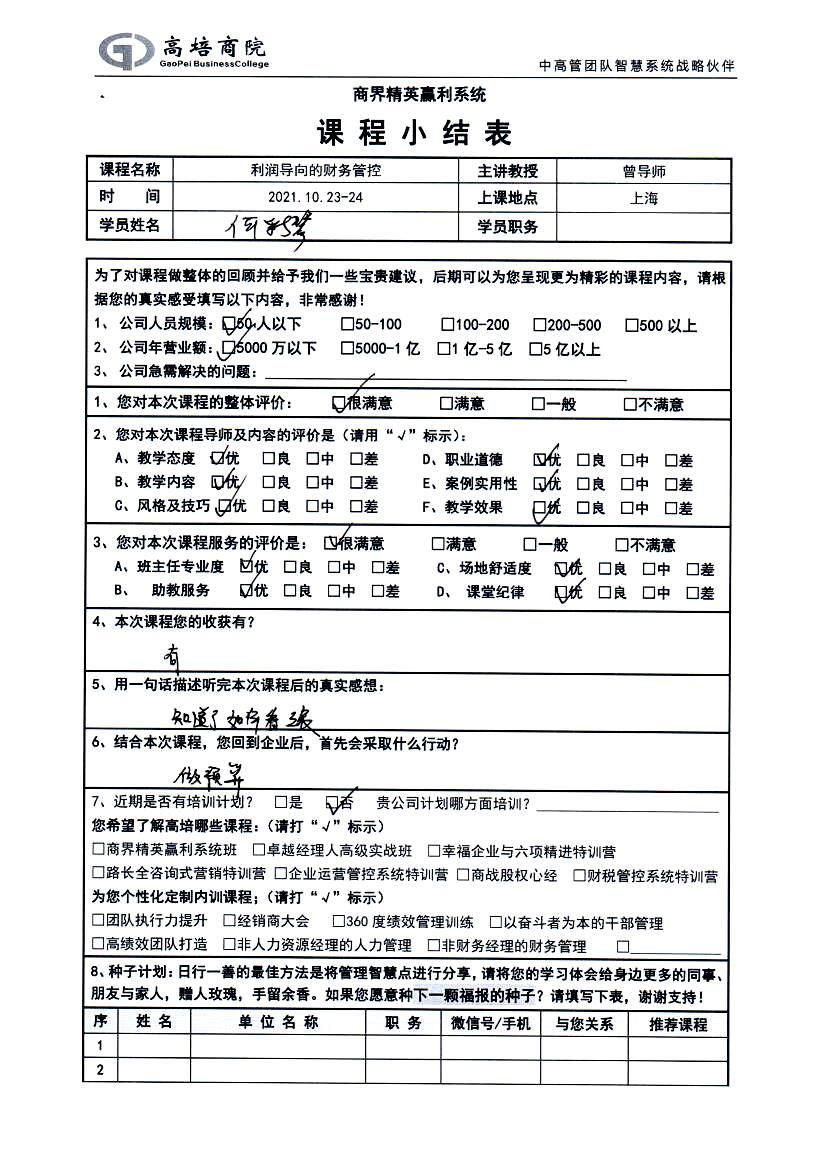 利潤(rùn)導(dǎo)向的財(cái)務(wù)管控124