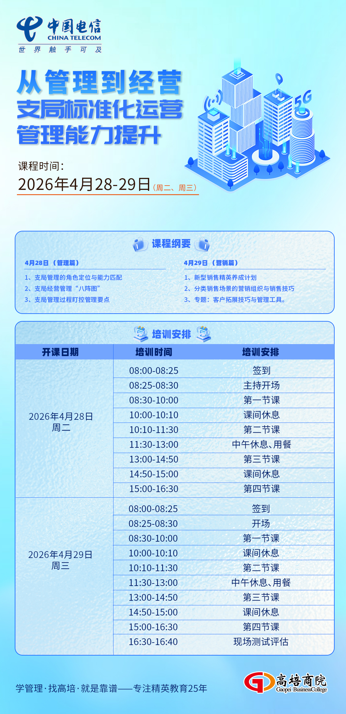 《从管理到经营——支局标准化运营管理能力提升》专项培训