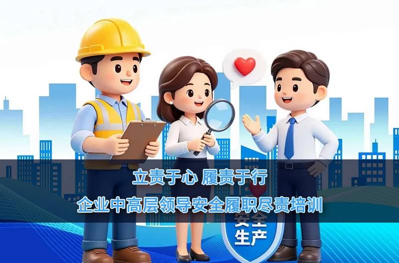 立责于心 履责于行 ——企业中高层领导安全履职尽责培训